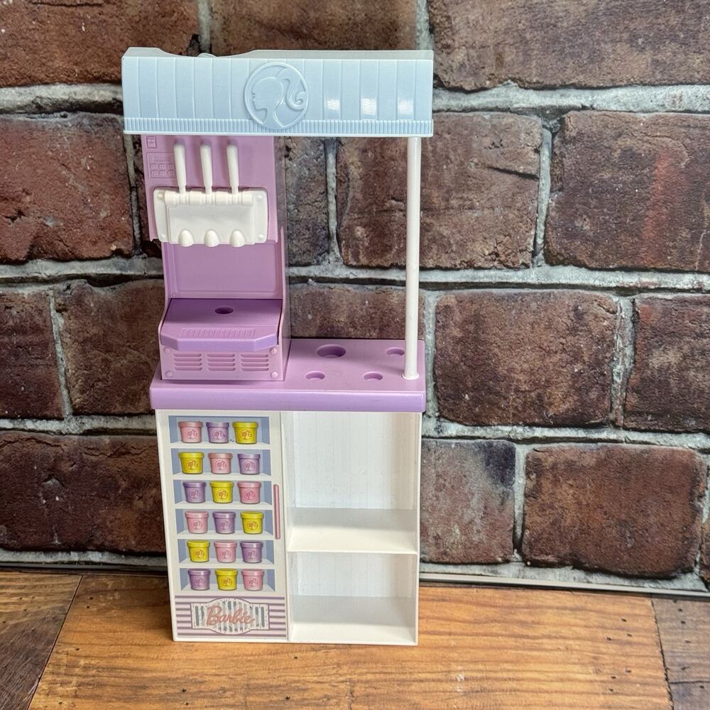 Barbie Ice Cream Shop Playset Stand Only‎ Replacement Part HCN46 Mattel 2021
